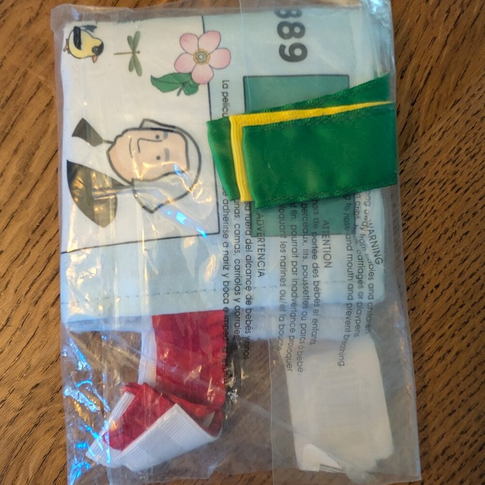 Washington State Tag Toy Crinkle Square / Baby Jack - Picture 4 of 4